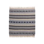 Custom Jacquard Fringed Throw