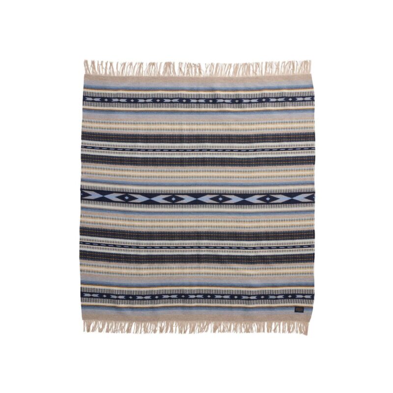 Custom Jacquard Fringed Throw